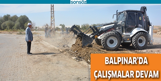 BALPINAR&rsquo;DA &Ccedil;ALIŞMALAR DEVAM