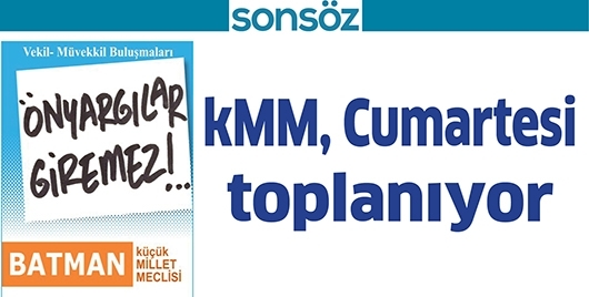 KMM, DEPREMİ KONUŞACAK