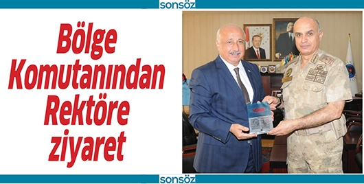 B&Ouml;LGE KOMUTANINDAN REKT&Ouml;RE ZİYARET