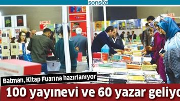 BATMAN, KİTAP FUARINA HAZIRLANIYOR