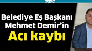 BATMAN BELEDİYE EŞ BAŞKANI MEHMET DEMİR'İN ACI KAYBI