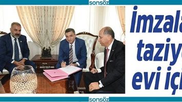 İMZALAR TAZİYE EVİ İ&Ccedil;İN