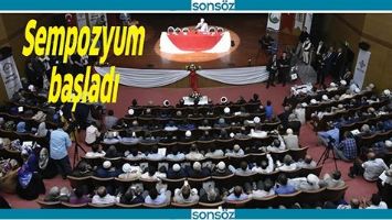 SEMPOZYUM BAŞLADI