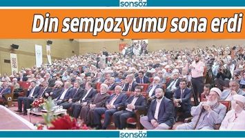 DİN SEMPOZYUMU SONA ERDİ