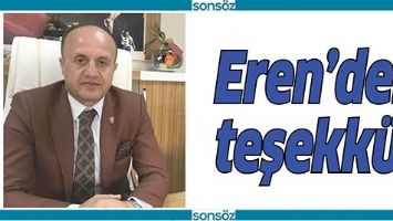EREN&rsquo;DEN TEŞEKK&Uuml;R