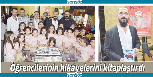 &Ouml;ĞRENCİLERİNİN HİK&Acirc;YELERİNİ KİTAPLAŞTIRDI