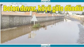 BETON DUVAR, K&Ouml;Y&Uuml; G&Ouml;LE D&Ouml;ND&Uuml;RD&Uuml;