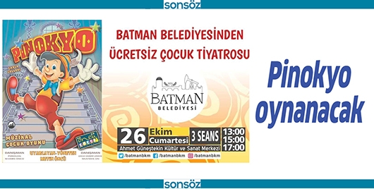 PİNOKYO OYNANACAK