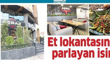 ET LOKANTASINDA PARLAYAN İSİM