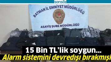 15 BİN TL&rsquo;LİK SOYGUN