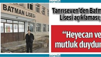 &ldquo;HEYECAN VE MUTLULUK DUYDUM&rdquo;