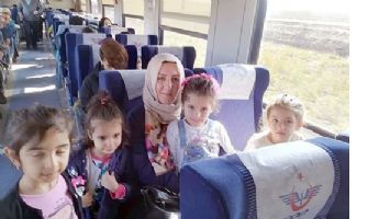 MİNİKLERİN TREN HEYECANI