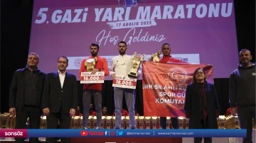 5. Gazi Yarı Maratonu tamamlandı