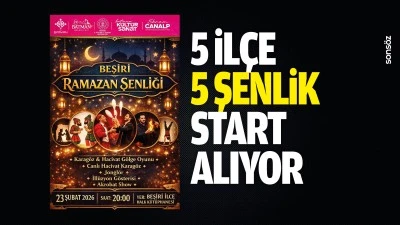 5 il&ccedil;e 5 şenlik start alıyor