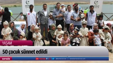 50 &ccedil;ocuk s&uuml;nnet edildi