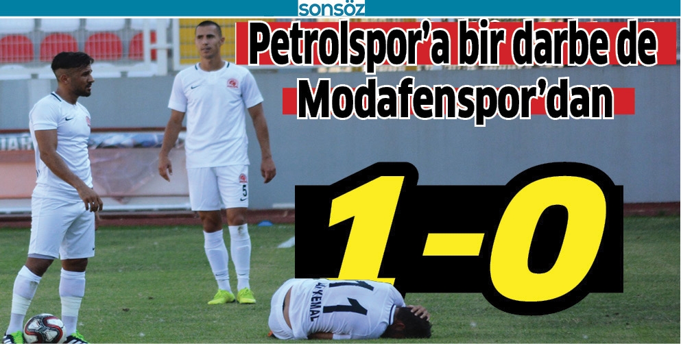 PETROLSPOR&rsquo;A BİR DARBE DE MODAFENSPOR&rsquo;DAN