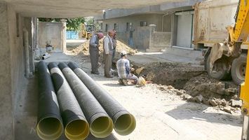 BASKİ, 7 BİN METRE BORU D&Ouml;ŞEDİ