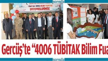 GERC&Uuml;Ş'TE "4006 T&Uuml;BİTAK BİLİM FUARI"