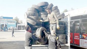 20 TON LASTİK, GERİ D&Ouml;N&Uuml;Ş&Uuml;MDE