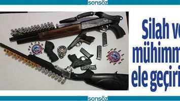 SİLAH VE M&Uuml;HİMMAT ELE GE&Ccedil;İRİLDİ