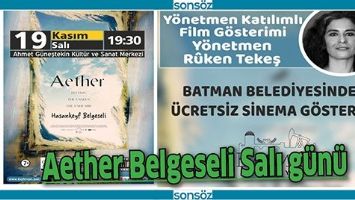 AETHER BELGESELİ SALI G&Uuml;N&Uuml;