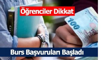 &Ouml;ğrenciler i&ccedil;in burs başvuruları başladı