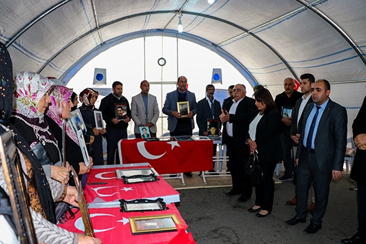 EYLEMİN 79. G&Uuml;N&Uuml;NE DESTEK ZİYARETİ