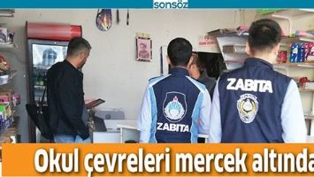 OKUL &Ccedil;EVRELERİ MERCEK ALTINDA