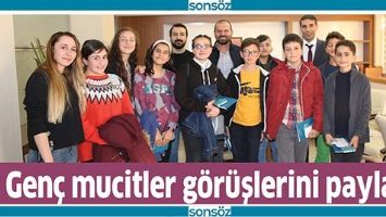 GEN&Ccedil; MUCİTLER G&Ouml;R&Uuml;ŞLERİNİ PAYLAŞTI