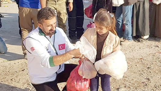 HAYRAT&rsquo;IN YARDIMLARI, SURİYE&rsquo;DE