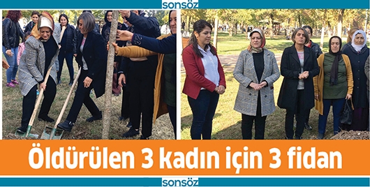 &Ouml;LD&Uuml;R&Uuml;LEN 3 KADIN İ&Ccedil;İN 3 FİDAN