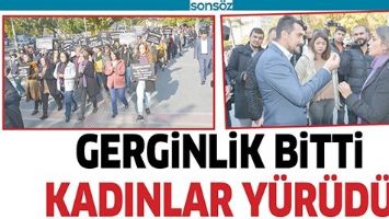 GERGİNLİK BİTTİ KADINLAR Y&Uuml;R&Uuml;D&Uuml;