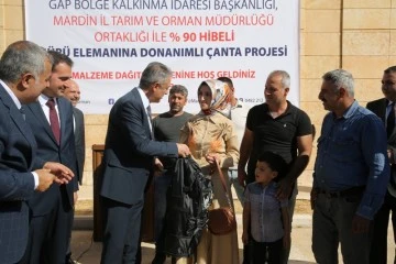 504 yetiştiriciye malzeme desteğinde bulunuldu
