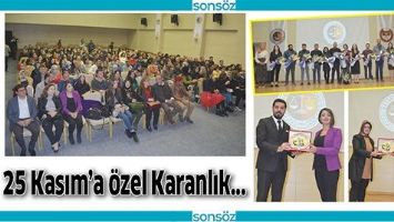 25 KASIM&rsquo;A &Ouml;ZEL KARANLIK