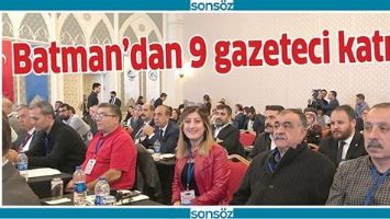 BATMAN&rsquo;DAN 9 GAZETECİ KATILDI