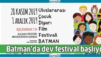 BATMAN&rsquo;DA DEV FESTİVAL BAŞLIYOR