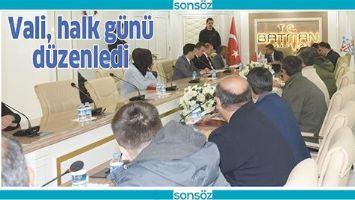VALİ, HALK G&Uuml;N&Uuml; D&Uuml;ZENLEDİ