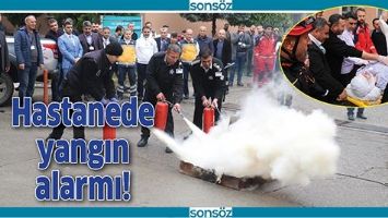 HASTANEDE YANGIN ALARMI!