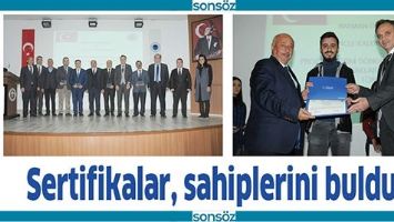 SERTİFİKALAR, SAHİPLERİNİ BULDU