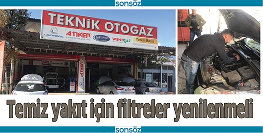 TEMİZ YAKIT İ&Ccedil;İN FİLTRELER YENİLENMELİ