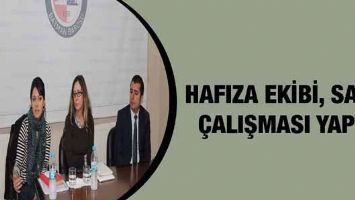 HAFIZA EKİBİ, SAHA &Ccedil;ALIŞMASI YAPTI