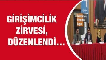 GİRİŞİMCİLİK ZİRVESİ, D&Uuml;ZENLENDİ&hellip;