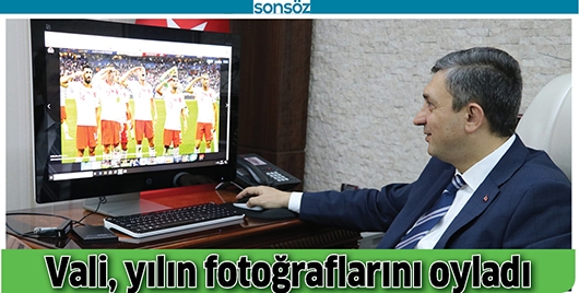 VALİ, YILIN FOTOĞRAFLARINI OYLADI