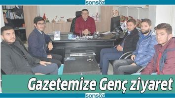 GAZETEMİZE GEN&Ccedil; ZİYARET