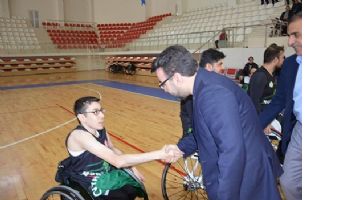 TEKERLEKLİ BASKET&Ccedil;İLERE DESTEK ZİYARETİ