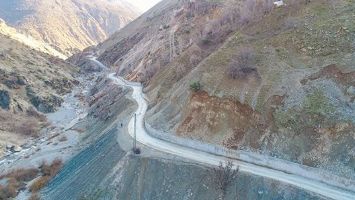 ENGEBELİ ARAZİDE YOL A&Ccedil;ILDI