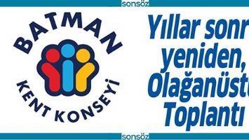 YILLAR SONRA YENİDEN, OLAĞAN&Uuml;ST&Uuml; TOPLANTI