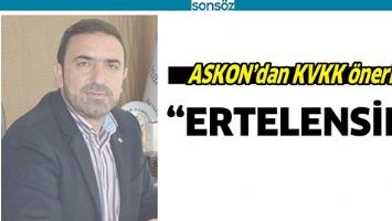 ASKON&rsquo;DAN KVKK &Ouml;NERİSİ