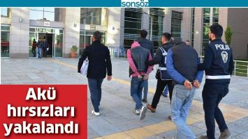 AK&Uuml; HIRSIZLARI YAKALANDI