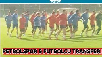PETROLSPOR 5 FUTBOLCU TRANSFER ETTİ